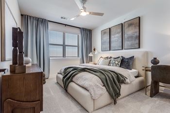 Custom carpet in bedrooms and closets